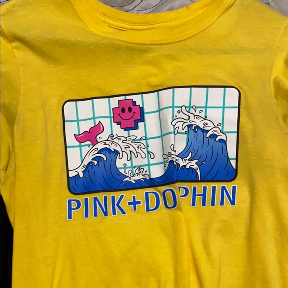 Pink dolphin tee